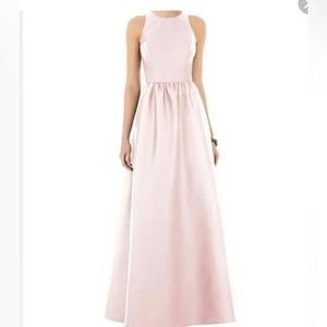 Alfred Sung Blush Bridesmaid Dress